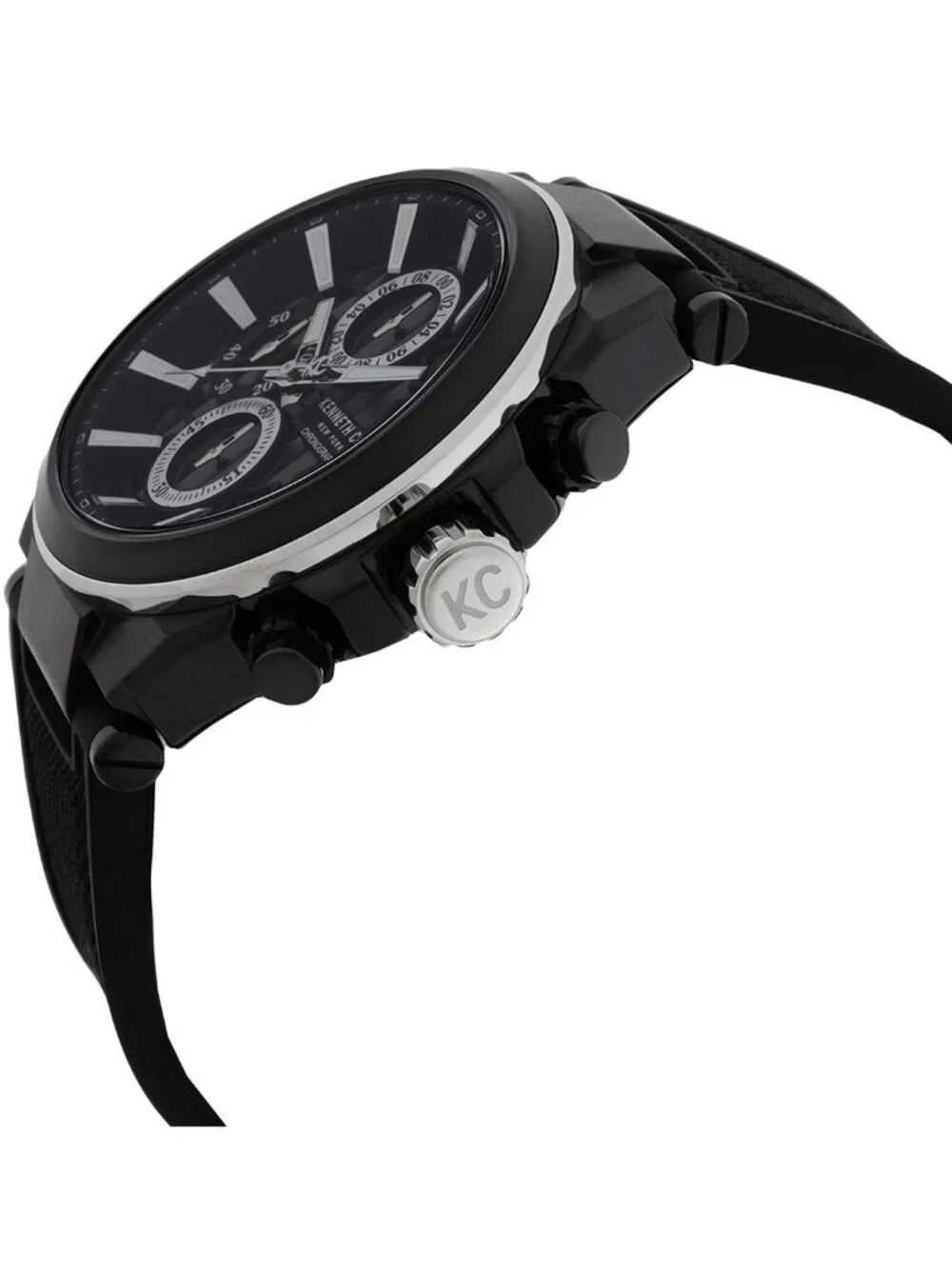 NWT Kenneth Cole New York Chronograph Quartz Black Dial Men's Watch